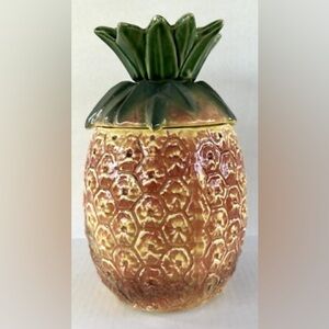 Mccoy Like New VINTAGE Condition RARE!!! Pineapple Cookie 🍪 Jar 40s/50s